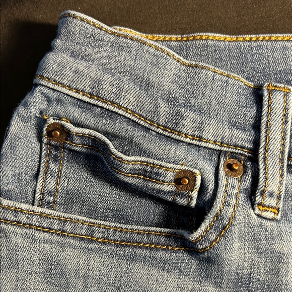 J. Crew Women's High Rise Skinny Blue Jeans, size 25 - Picture 5 of 11